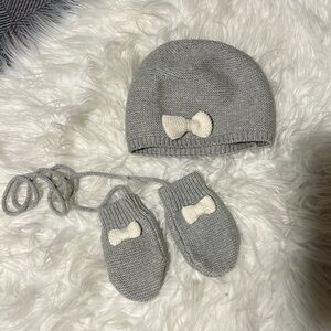 Jacadi set (hat size 24/36mos), mittens T2